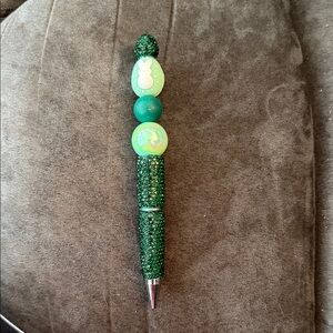 Green Beaded Pen for Arts & Crafts
